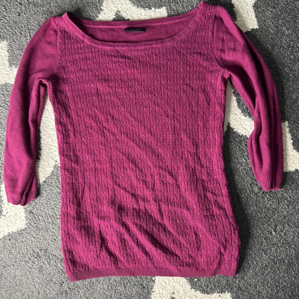 Mid sleeve dress top